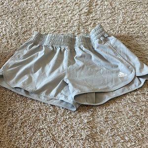 Light grey adidas shorts